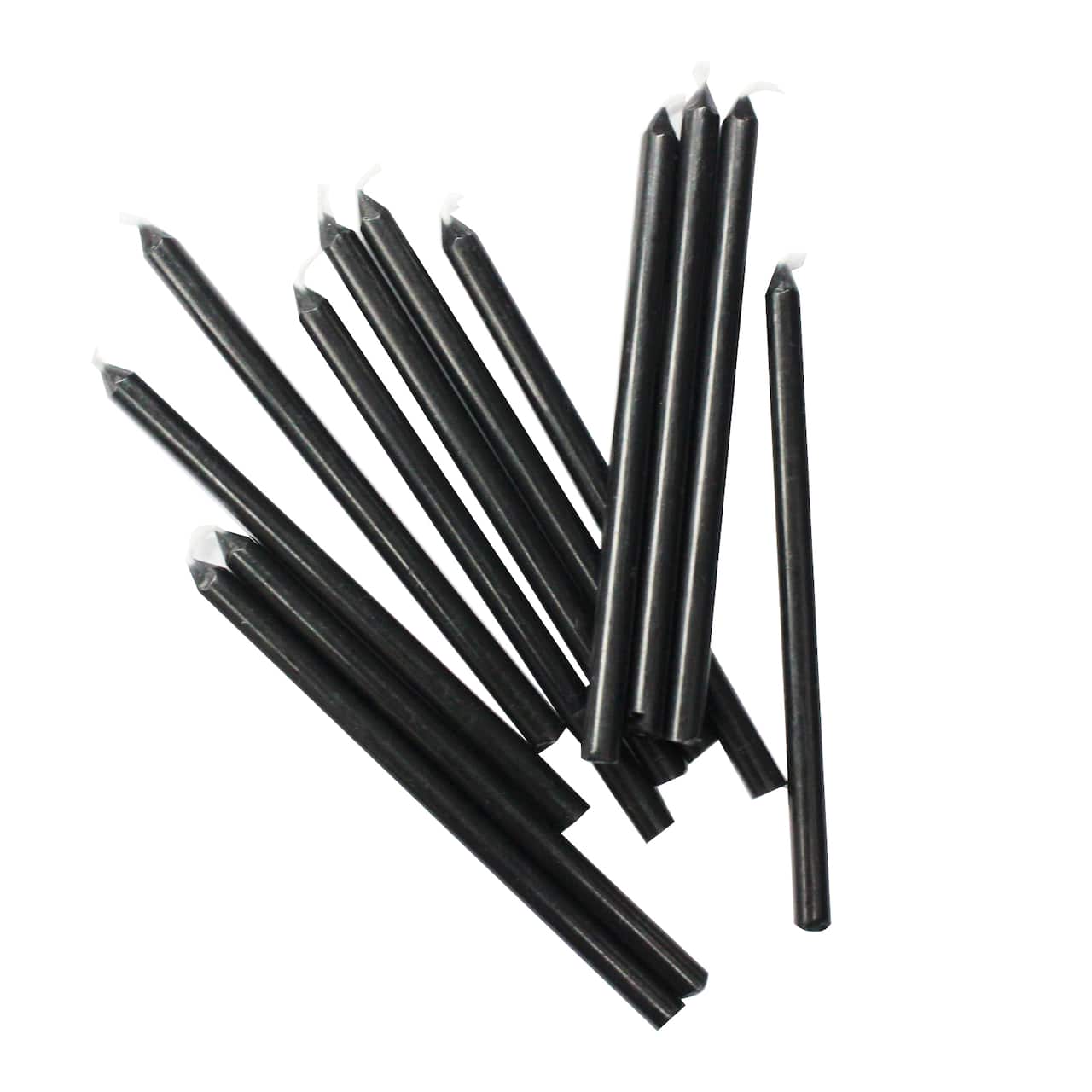 Black Candles by Celebrate It&#xAE;, 12ct.